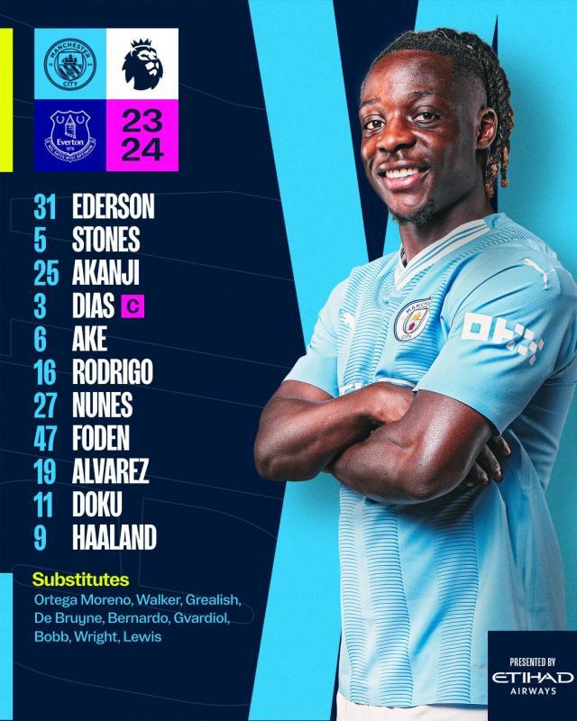 开云体育娱乐app安全-【英超】哈兰德破荒双响，曼城2比0埃弗顿